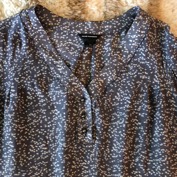 Like new! - CLUB MONACO Balloon Sleeve Floral Print Peasant  Mini Dress - Picture 2 of 6